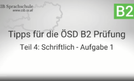 B2 Brief schreiben